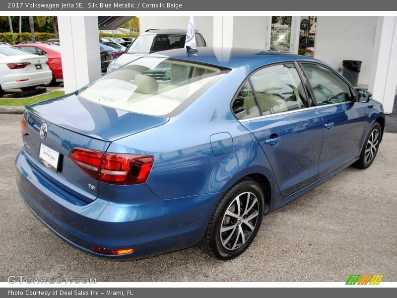 Silk Blue Metallic / Cornsilk Beige 2017 Volkswagen Jetta SE