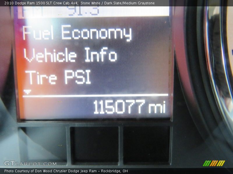 Stone White / Dark Slate/Medium Graystone 2010 Dodge Ram 1500 SLT Crew Cab 4x4