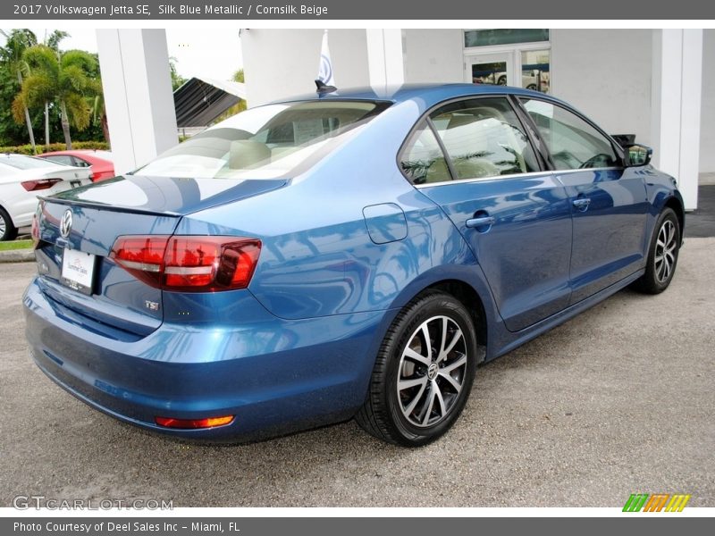 Silk Blue Metallic / Cornsilk Beige 2017 Volkswagen Jetta SE