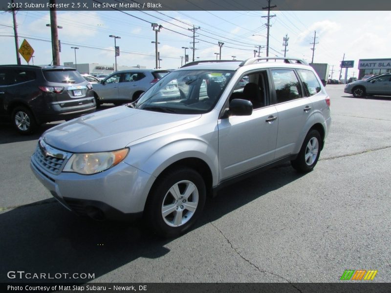 Ice Silver Metallic / Black 2012 Subaru Forester 2.5 X