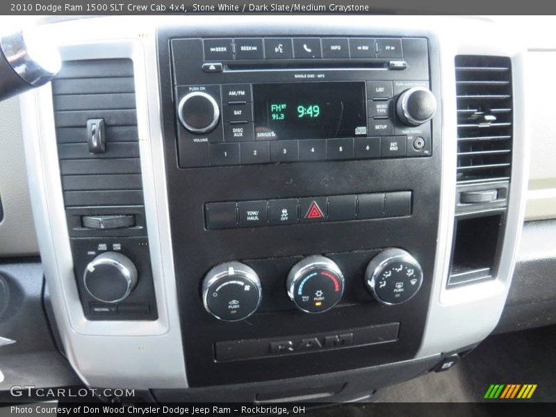 Stone White / Dark Slate/Medium Graystone 2010 Dodge Ram 1500 SLT Crew Cab 4x4