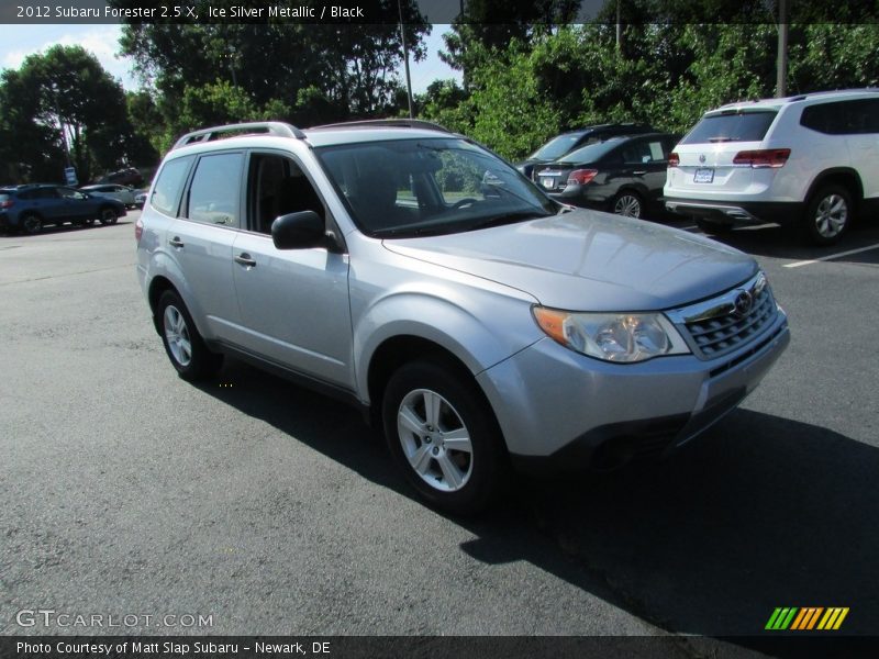 Ice Silver Metallic / Black 2012 Subaru Forester 2.5 X