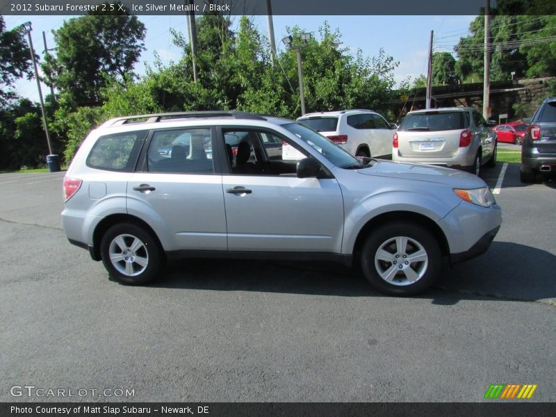 Ice Silver Metallic / Black 2012 Subaru Forester 2.5 X