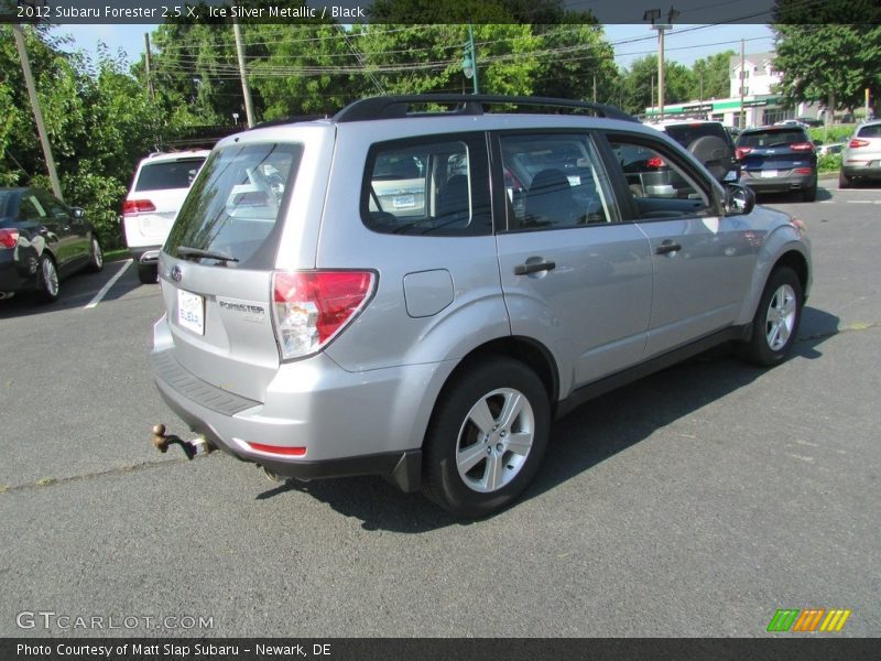 Ice Silver Metallic / Black 2012 Subaru Forester 2.5 X