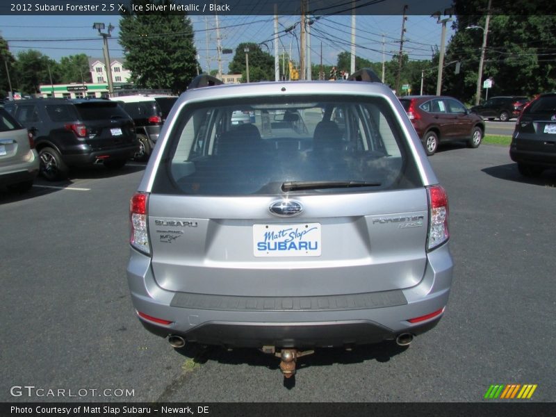 Ice Silver Metallic / Black 2012 Subaru Forester 2.5 X