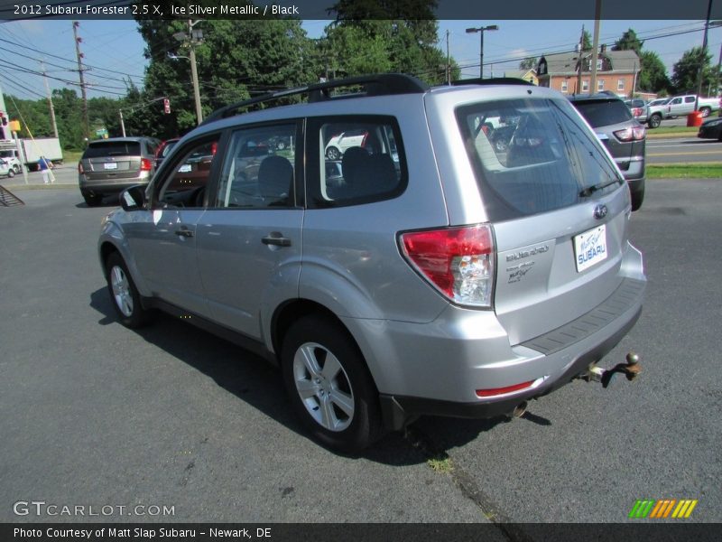 Ice Silver Metallic / Black 2012 Subaru Forester 2.5 X