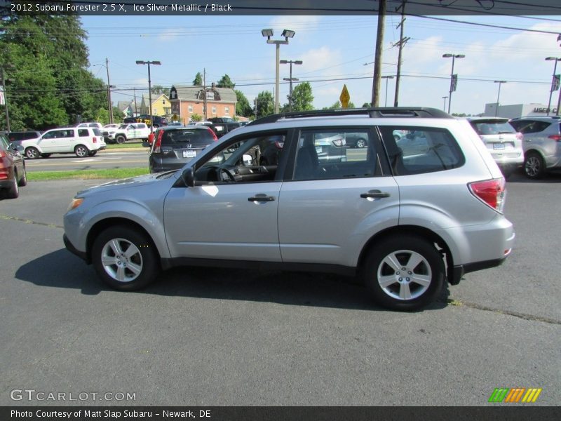 Ice Silver Metallic / Black 2012 Subaru Forester 2.5 X