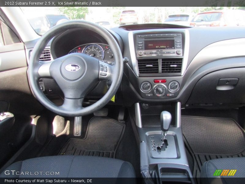 Ice Silver Metallic / Black 2012 Subaru Forester 2.5 X
