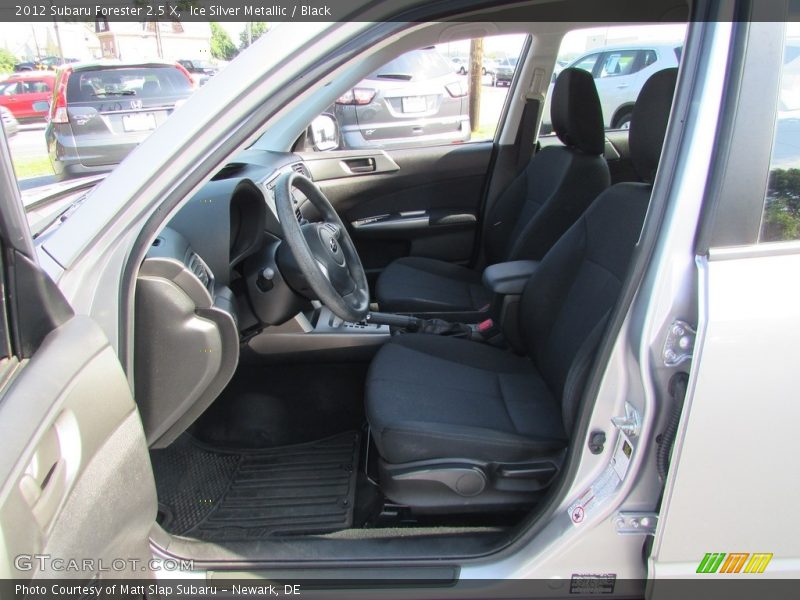 Ice Silver Metallic / Black 2012 Subaru Forester 2.5 X