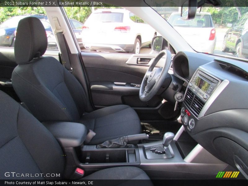 Ice Silver Metallic / Black 2012 Subaru Forester 2.5 X