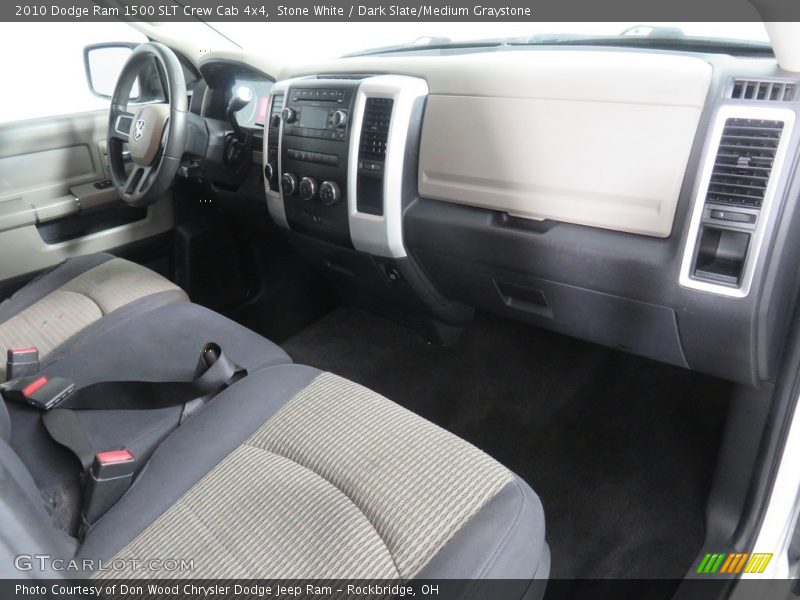 Stone White / Dark Slate/Medium Graystone 2010 Dodge Ram 1500 SLT Crew Cab 4x4