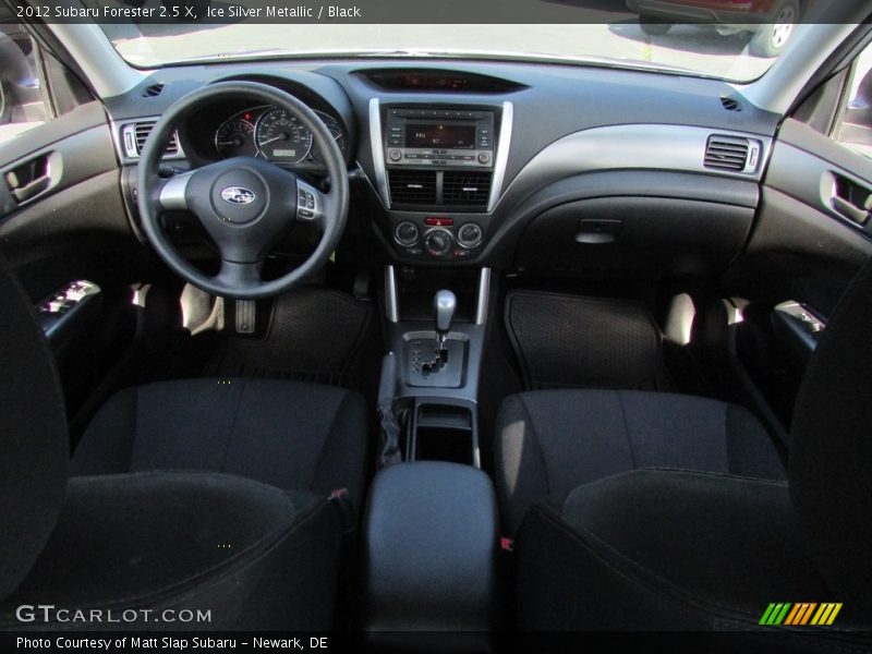 Ice Silver Metallic / Black 2012 Subaru Forester 2.5 X