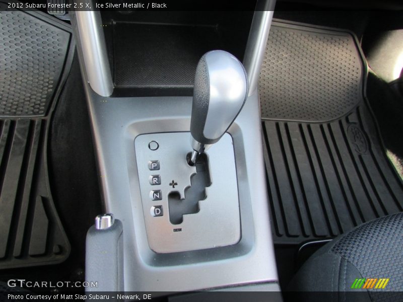 Ice Silver Metallic / Black 2012 Subaru Forester 2.5 X
