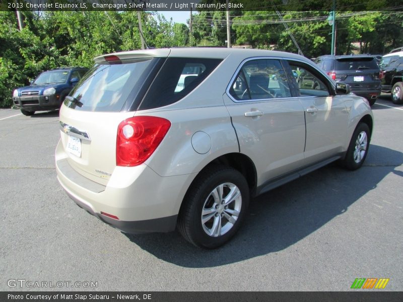 Champagne Silver Metallic / Light Titanium/Jet Black 2013 Chevrolet Equinox LS