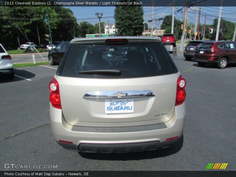 Champagne Silver Metallic / Light Titanium/Jet Black 2013 Chevrolet Equinox LS