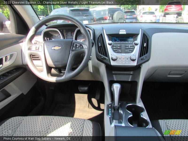 Champagne Silver Metallic / Light Titanium/Jet Black 2013 Chevrolet Equinox LS