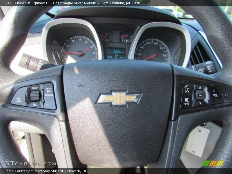 Champagne Silver Metallic / Light Titanium/Jet Black 2013 Chevrolet Equinox LS