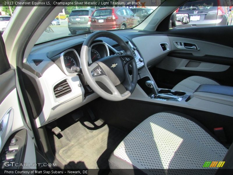 Champagne Silver Metallic / Light Titanium/Jet Black 2013 Chevrolet Equinox LS