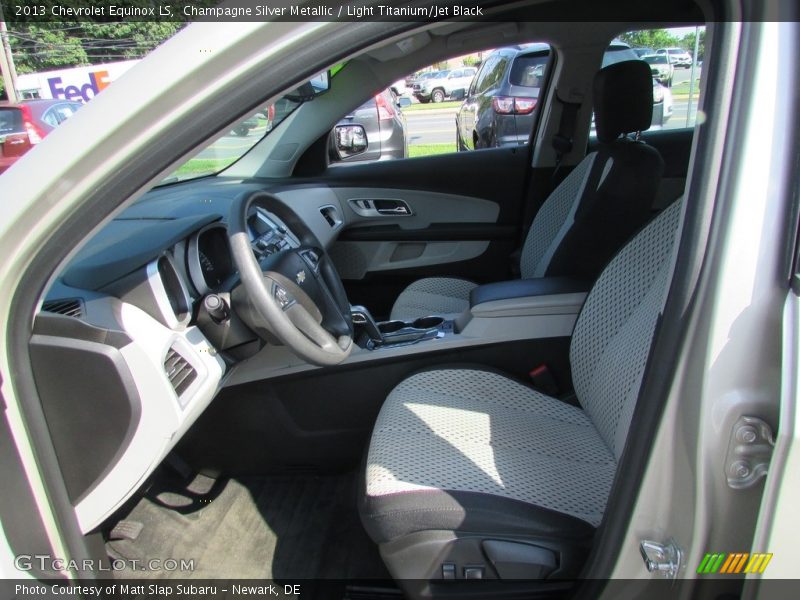 Champagne Silver Metallic / Light Titanium/Jet Black 2013 Chevrolet Equinox LS