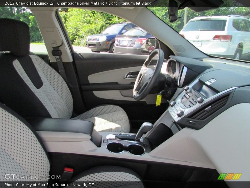 Champagne Silver Metallic / Light Titanium/Jet Black 2013 Chevrolet Equinox LS