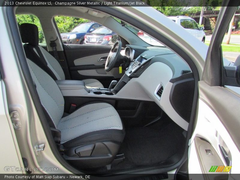 Champagne Silver Metallic / Light Titanium/Jet Black 2013 Chevrolet Equinox LS