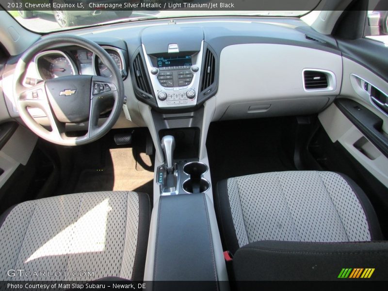Champagne Silver Metallic / Light Titanium/Jet Black 2013 Chevrolet Equinox LS