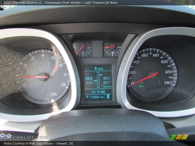 Champagne Silver Metallic / Light Titanium/Jet Black 2013 Chevrolet Equinox LS