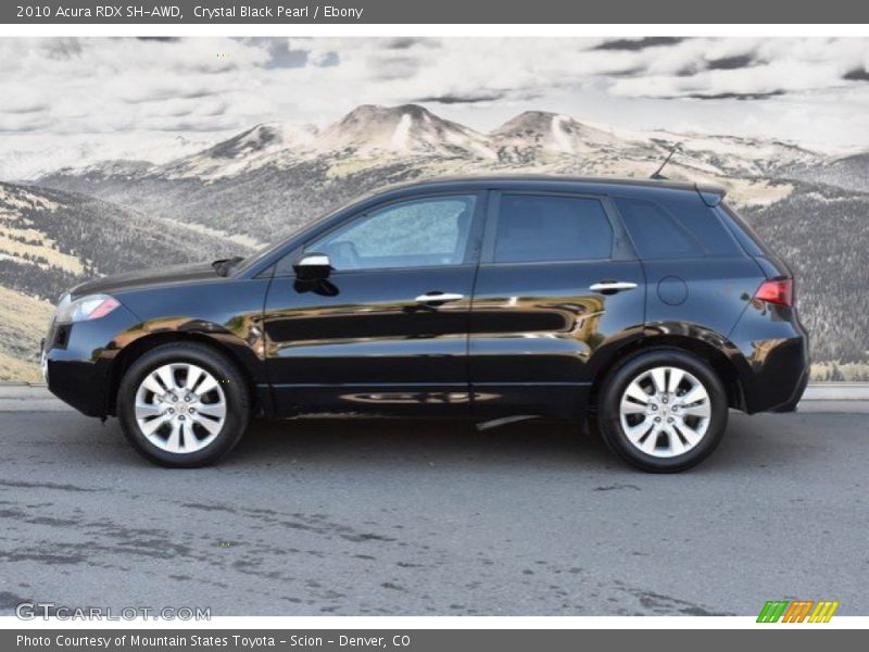 Crystal Black Pearl / Ebony 2010 Acura RDX SH-AWD