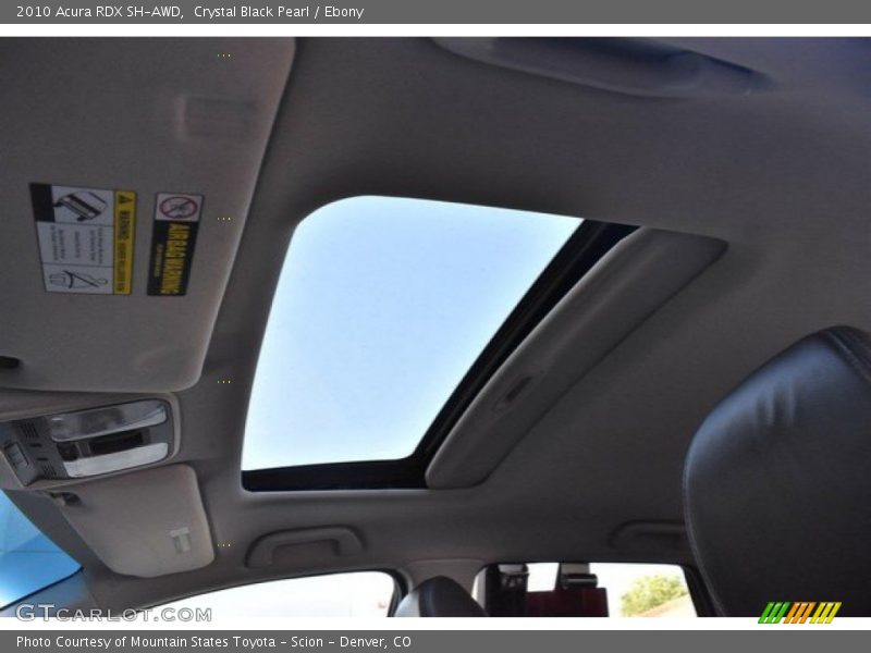 Crystal Black Pearl / Ebony 2010 Acura RDX SH-AWD