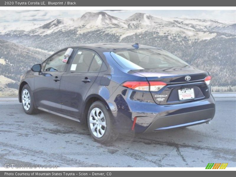 Blueprint / Black 2020 Toyota Corolla LE