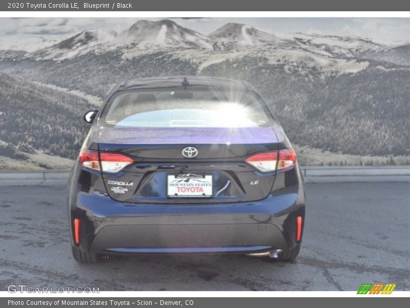 Blueprint / Black 2020 Toyota Corolla LE