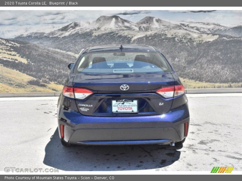 Blueprint / Black 2020 Toyota Corolla LE