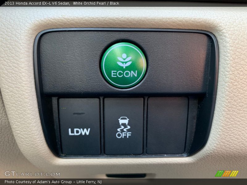 White Orchid Pearl / Black 2013 Honda Accord EX-L V6 Sedan
