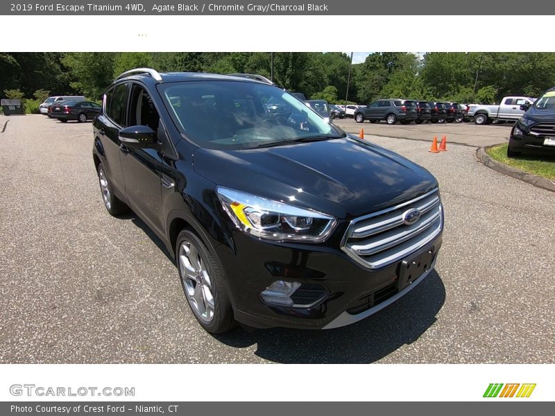 Agate Black / Chromite Gray/Charcoal Black 2019 Ford Escape Titanium 4WD