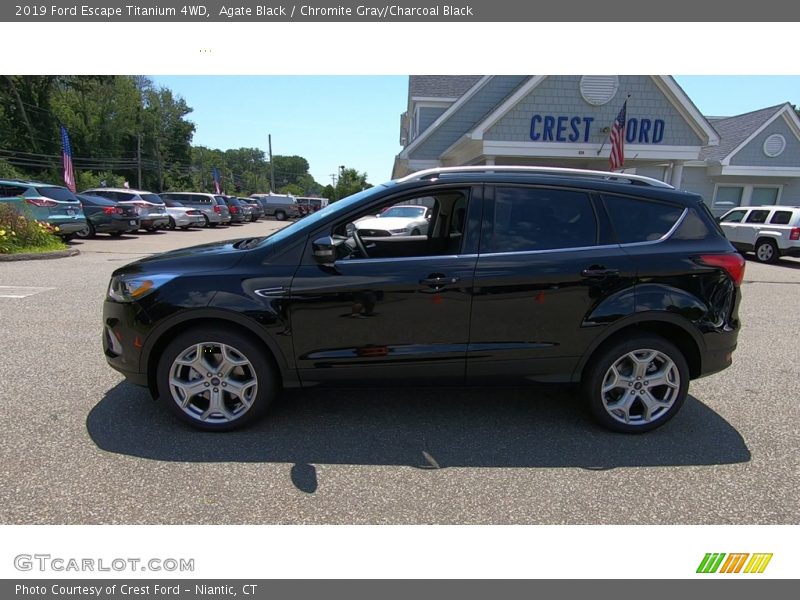 Agate Black / Chromite Gray/Charcoal Black 2019 Ford Escape Titanium 4WD