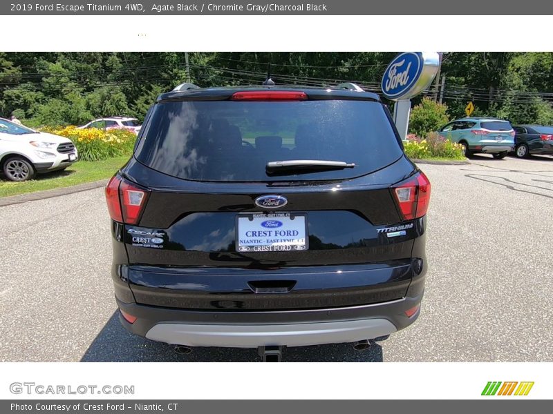 Agate Black / Chromite Gray/Charcoal Black 2019 Ford Escape Titanium 4WD