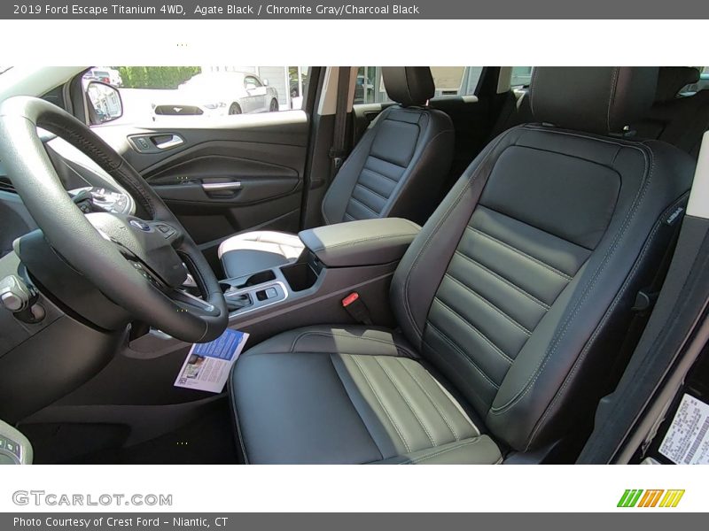 Agate Black / Chromite Gray/Charcoal Black 2019 Ford Escape Titanium 4WD