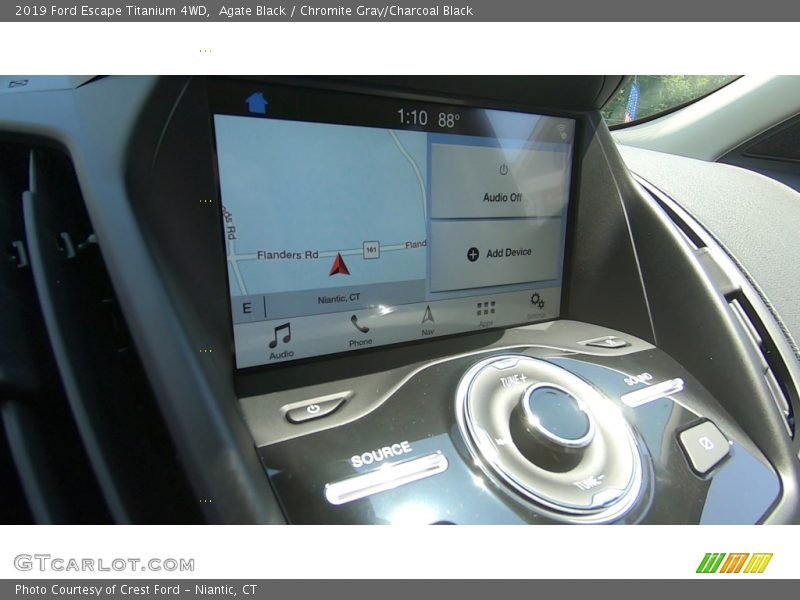 Agate Black / Chromite Gray/Charcoal Black 2019 Ford Escape Titanium 4WD