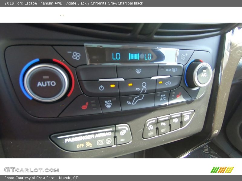 Agate Black / Chromite Gray/Charcoal Black 2019 Ford Escape Titanium 4WD