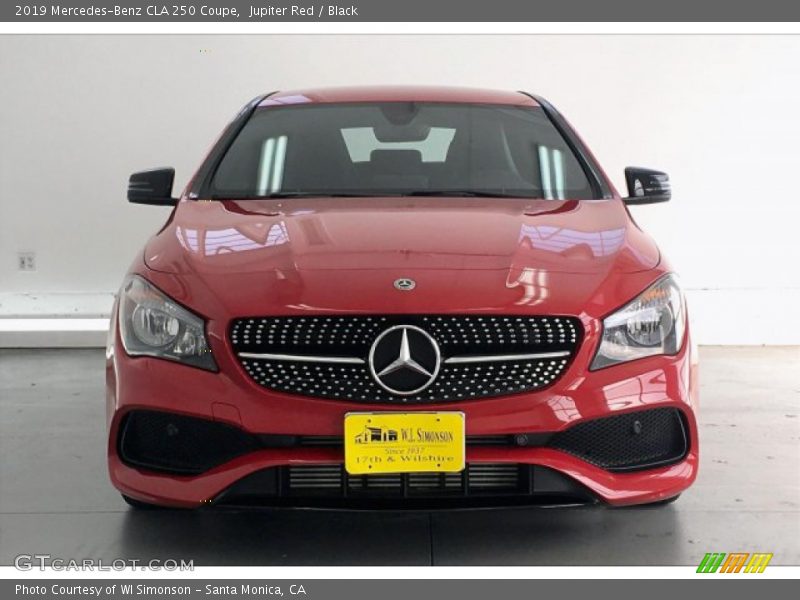 Jupiter Red / Black 2019 Mercedes-Benz CLA 250 Coupe