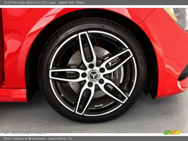 Jupiter Red / Black 2019 Mercedes-Benz CLA 250 Coupe