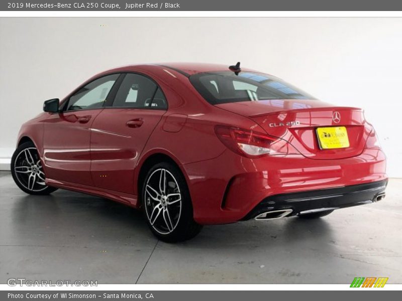 Jupiter Red / Black 2019 Mercedes-Benz CLA 250 Coupe