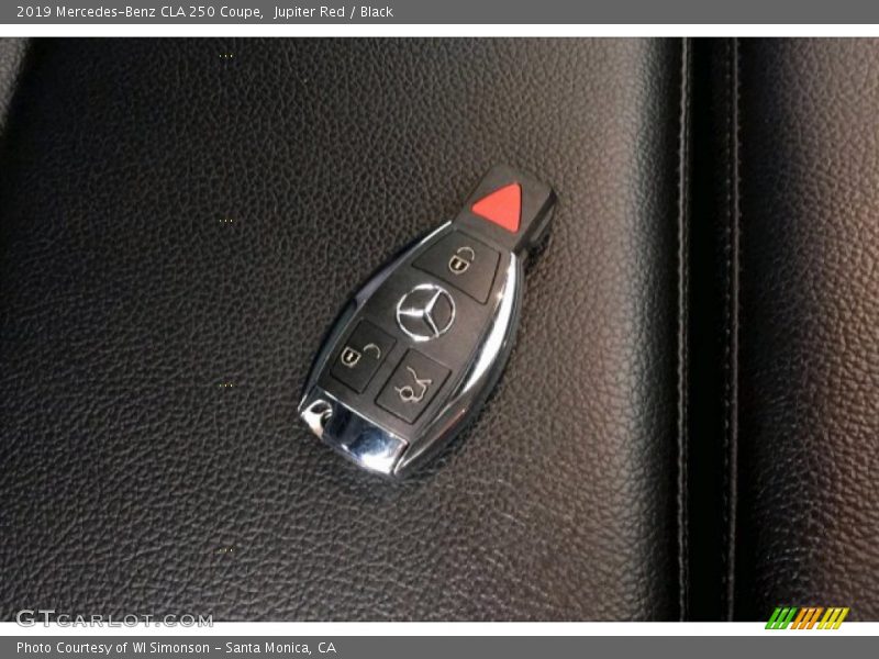 Jupiter Red / Black 2019 Mercedes-Benz CLA 250 Coupe