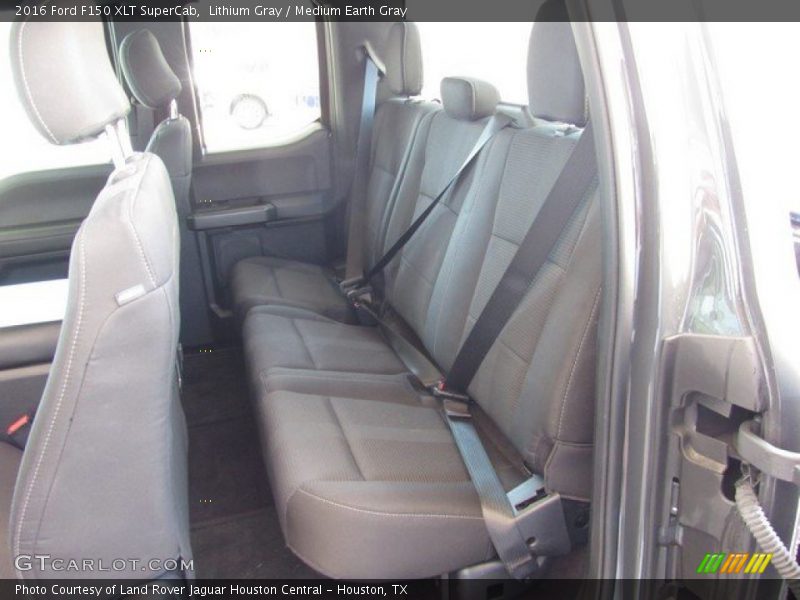 Lithium Gray / Medium Earth Gray 2016 Ford F150 XLT SuperCab