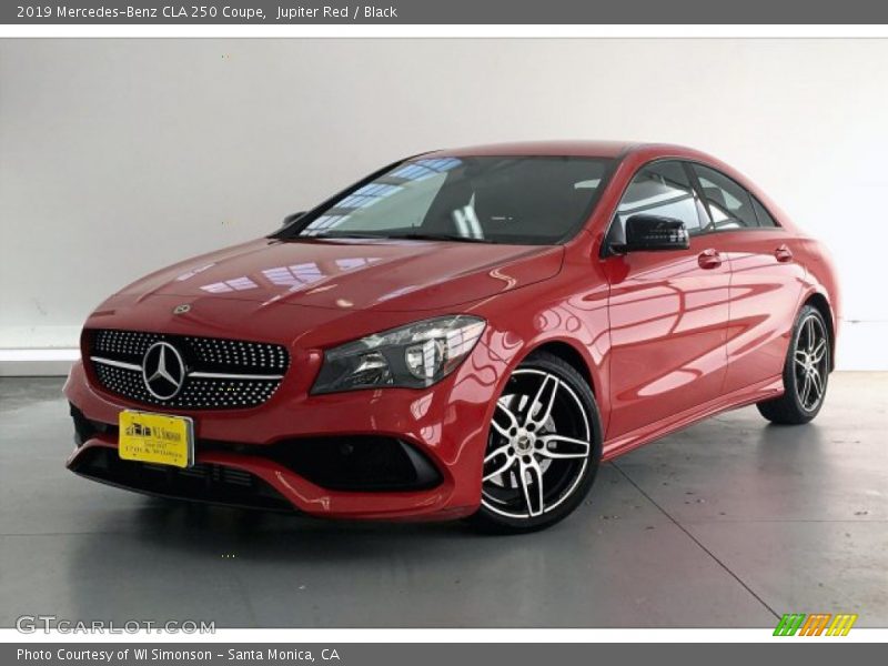 Jupiter Red / Black 2019 Mercedes-Benz CLA 250 Coupe