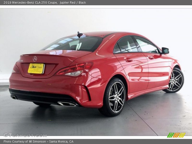 Jupiter Red / Black 2019 Mercedes-Benz CLA 250 Coupe