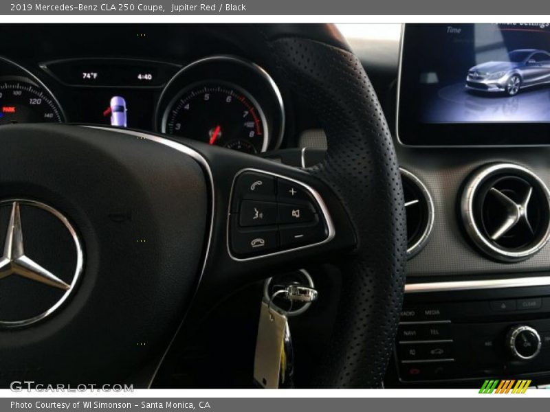 Jupiter Red / Black 2019 Mercedes-Benz CLA 250 Coupe