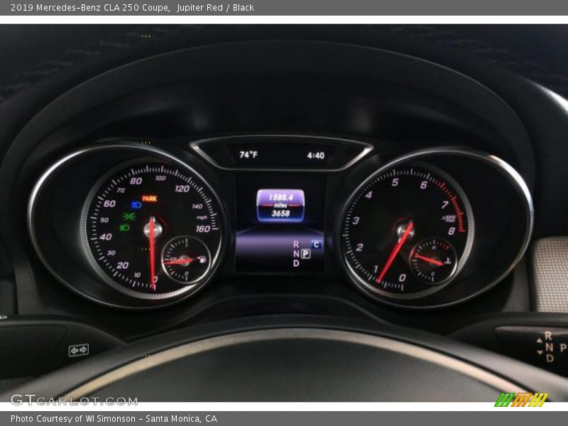 Jupiter Red / Black 2019 Mercedes-Benz CLA 250 Coupe