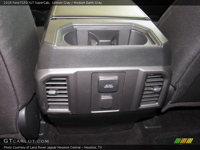 Lithium Gray / Medium Earth Gray 2016 Ford F150 XLT SuperCab