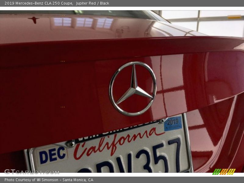 Jupiter Red / Black 2019 Mercedes-Benz CLA 250 Coupe